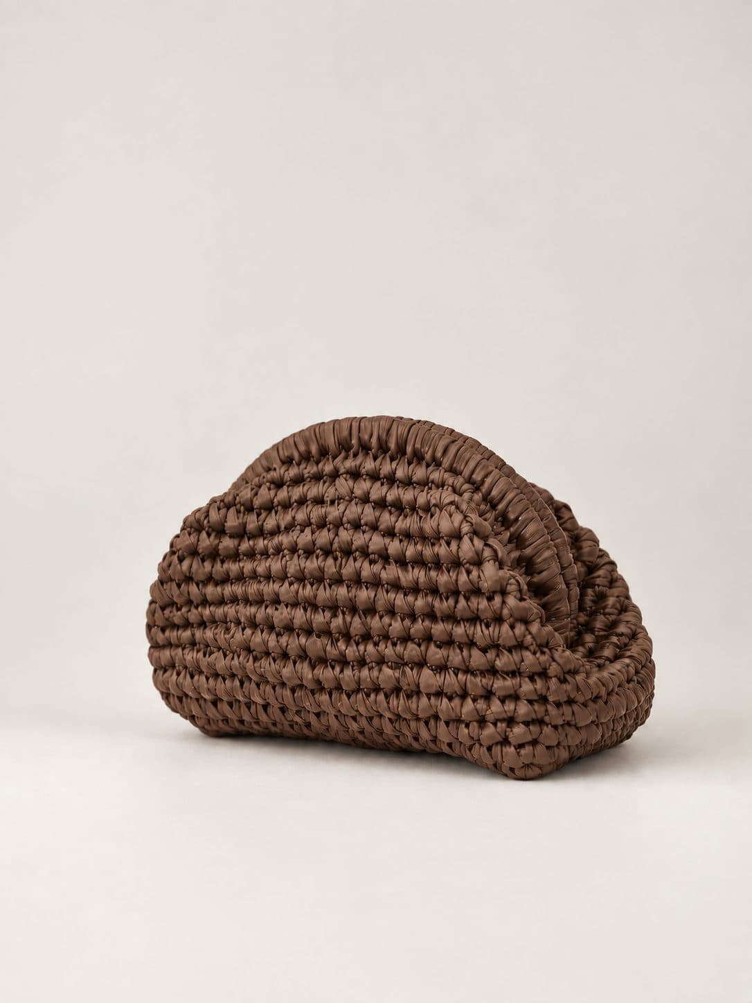 Deri Oval Clutch