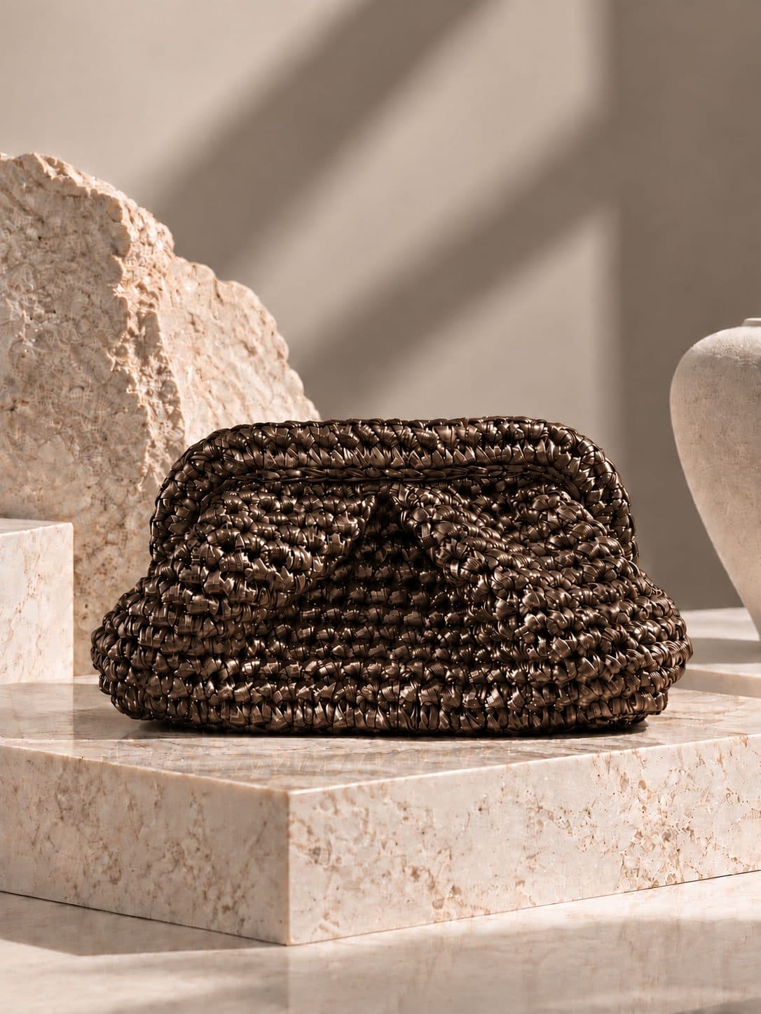 Mini Metalik Klasik Clutch