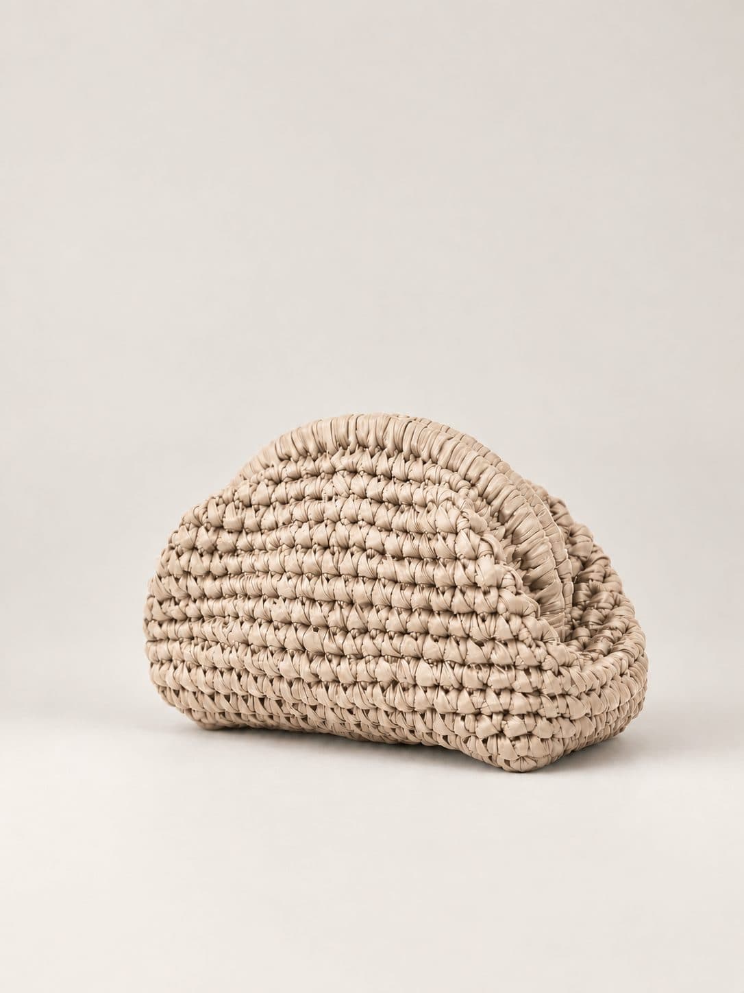 Deri Oval Clutch