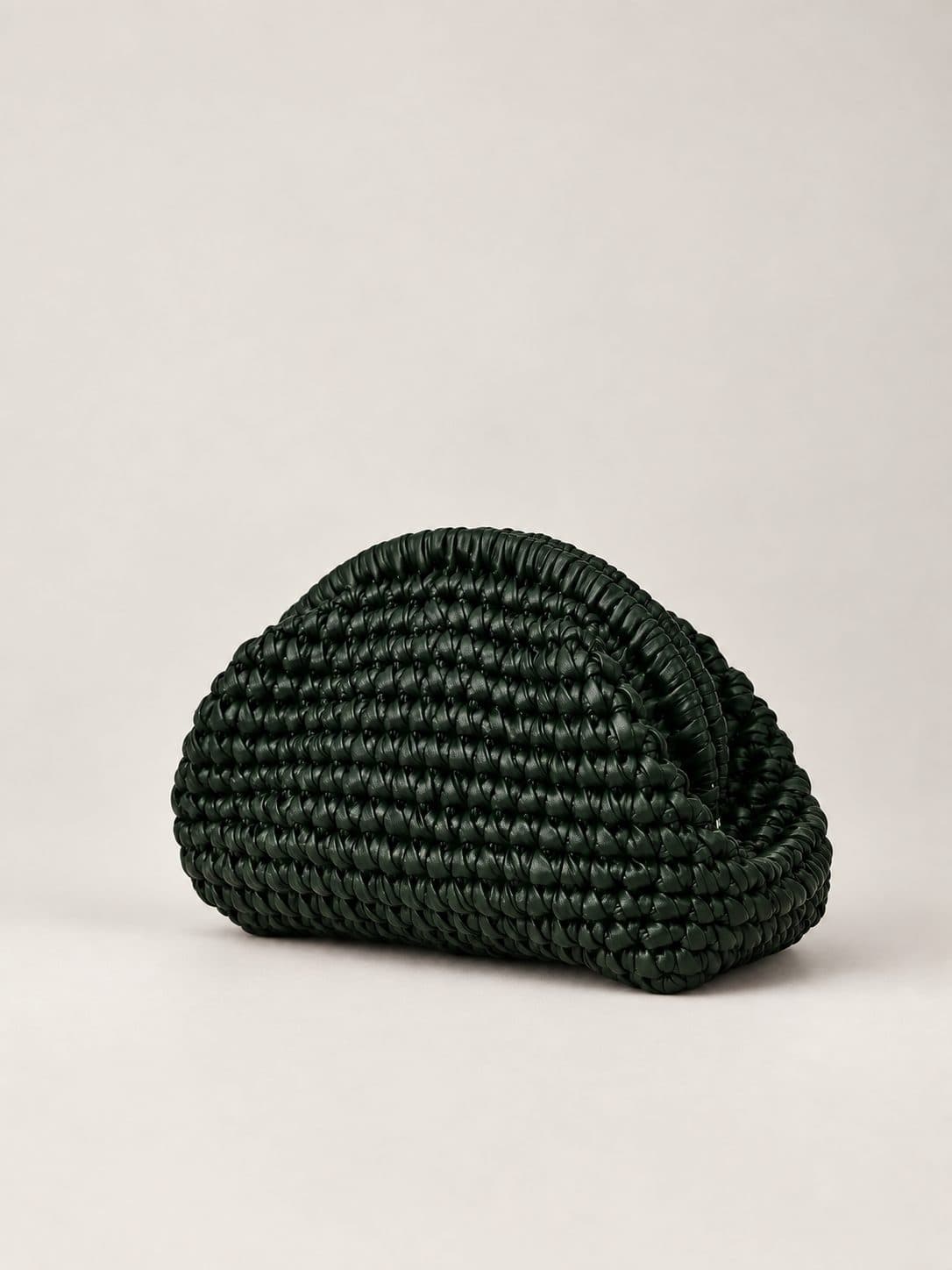 Deri Oval Clutch