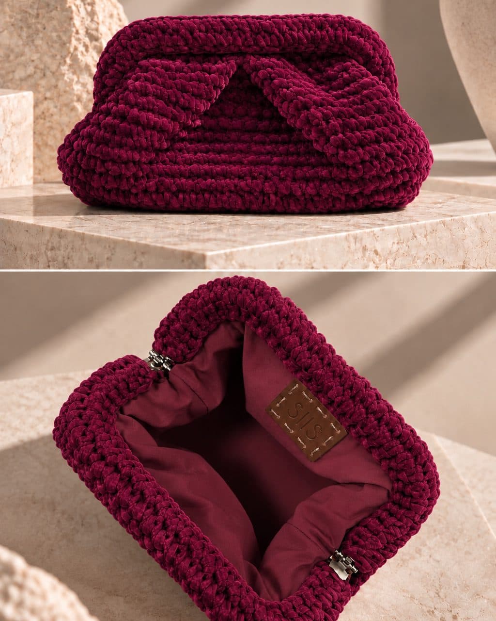 Mini Kadife Klasik Clutch — 4