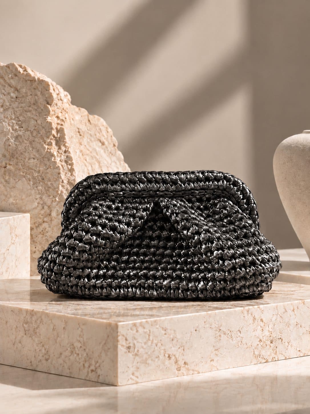 Mini Metalik Klasik Clutch