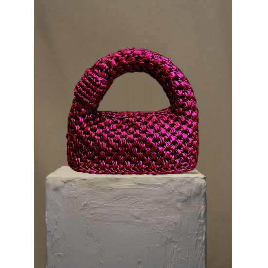 Metalik Jodie Clutch - Fuşya