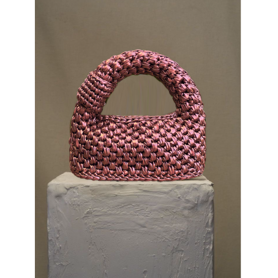 Metalik Jodie Clutch - Gül