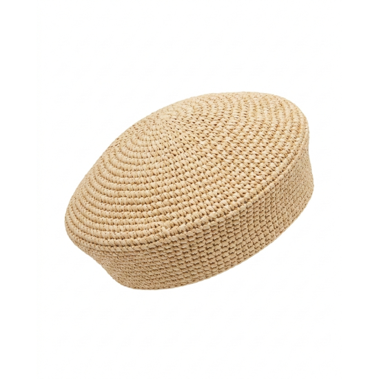 Raffia Pillbox Hat