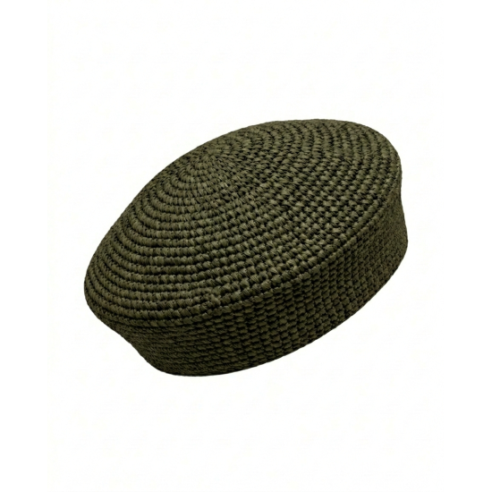 Raffia Pillbox Hat